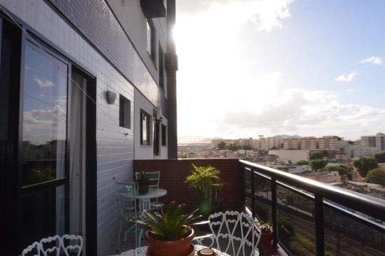 Varanda da Sala de apartamento à venda com 4 quartos, 146m² em Méier, Rio de Janeiro
