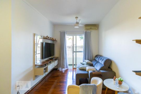 Sala de apartamento à venda com 3 quartos, 72m² em Jardim Santa Genebra, Campinas