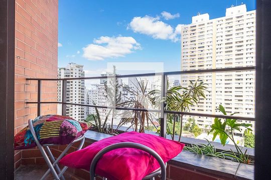 Sala - Varanda de apartamento para alugar com 2 quartos, 100m² em Pinheiros, São Paulo