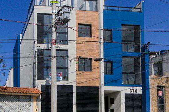 Fachada de apartamento para alugar com 2 quartos, 45m² em Chácara Santo Antônio (zona Leste), São Paulo