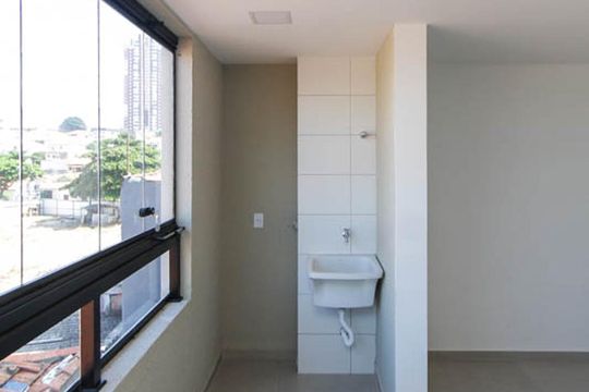 varanda de apartamento para alugar com 1 quarto, 33m² em Chácara Santo Antônio (zona Leste), São Paulo