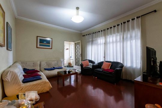 1o. Andar - Sala de casa à venda com 5 quartos, 422m² em Vila Brasílio Machado, São Paulo
