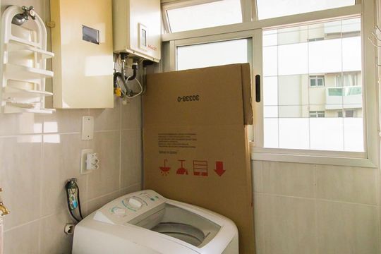 Lavanderia  de apartamento à venda com 1 quarto, 45m² em Liberdade, São Paulo