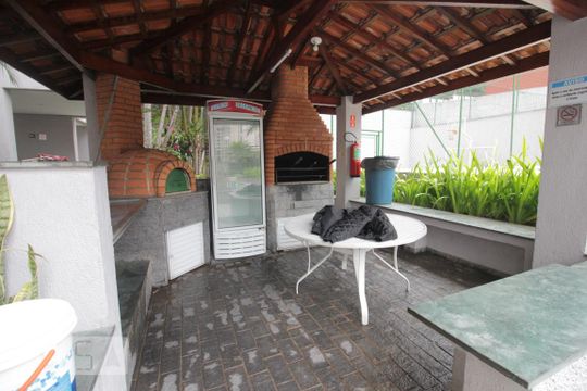 Área comum - Churrasqueira de apartamento para alugar com 1 quarto, 70m² em Vila Andrade, São Paulo
