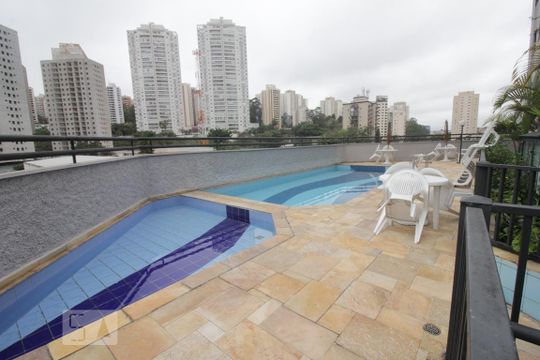 Área comum - Piscina de apartamento para alugar com 1 quarto, 70m² em Vila Andrade, São Paulo