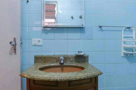 Banheiro de apartamento para alugar com 2 quartos, 85m² em Bela Vista, São Paulo