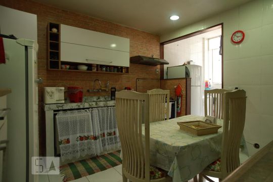 Cozinha de apartamento à venda com 4 quartos, 160m² em Tijuca, Rio de Janeiro