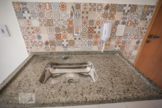 Detalhe - Cozinha de apartamento para alugar com 1 quarto, 26m² em Parque Jabaquara, São Paulo
