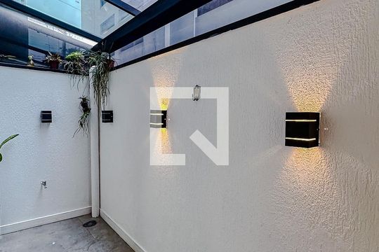 Varanda da Sala/Quarto de apartamento à venda com 1 quarto, 38m² em Sé, São Paulo
