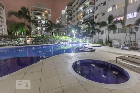 Área comum - Piscina de apartamento para alugar com 2 quartos, 72m² em Pechincha, Rio de Janeiro