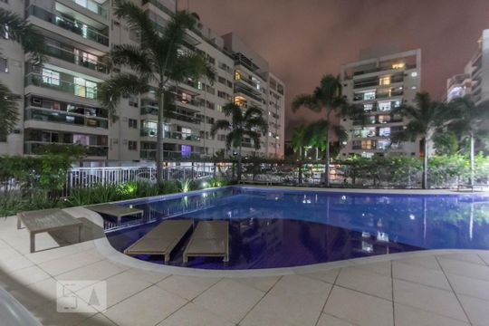 Área comum - Piscina de apartamento para alugar com 2 quartos, 72m² em Pechincha, Rio de Janeiro