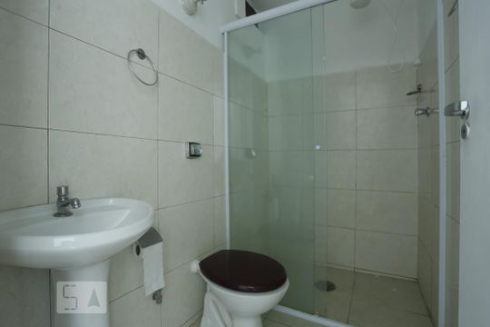 Banheiro de kitnet/studio à venda com 1 quarto, 36m² em Vila Buarque, São Paulo