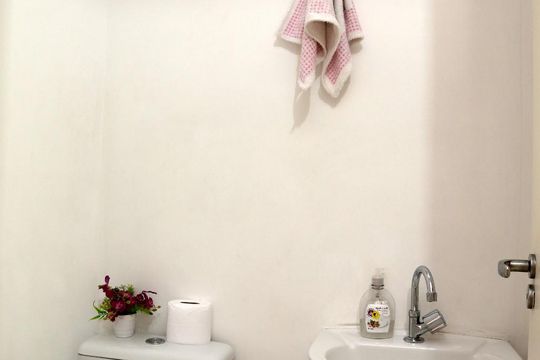 Lavabo de casa de condomínio à venda com 3 quartos, 128m² em Jardim Oliveiras, Taboão da Serra