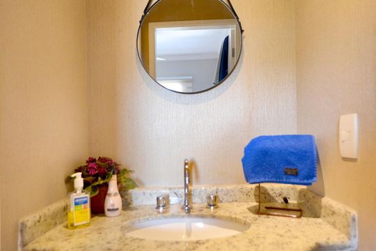 Lavabo de apartamento à venda com 2 quartos, 98m² em Alto de Pinheiros, São Paulo