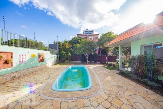 Área comum - Piscina de apartamento para alugar com 2 quartos, 68m² em Jardim do Salso, Porto Alegre