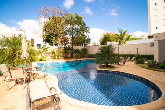Área comum - Piscina de apartamento para alugar com 3 quartos, 76m² em Chácara Primavera, Campinas