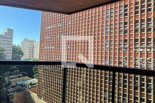 Varanda de apartamento para alugar com 1 quarto, 48m² em Jardim Paulistano, São Paulo