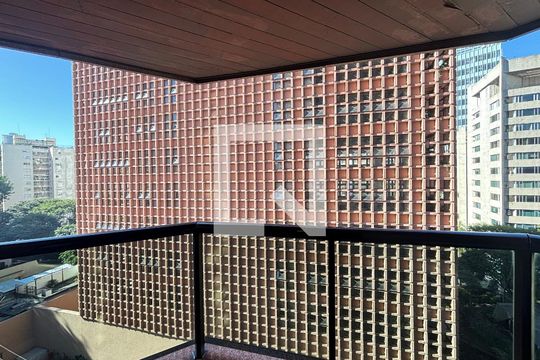 Varanda de apartamento para alugar com 1 quarto, 48m² em Jardim Paulistano, São Paulo