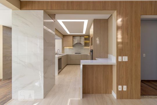 Cozinha de apartamento para alugar com 3 quartos, 220m² em Empresarial 18 do Forte, Barueri