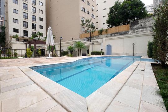 Piscina de apartamento para alugar com 1 quarto, 36m² em Pinheiros, São Paulo