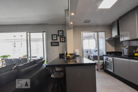 Cozinha de apartamento para alugar com 3 quartos, 110m² em Cidade Monções, São Paulo