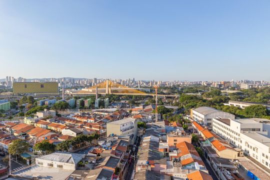 Vista da Sala de apartamento à venda com 2 quartos, 83m² em Bom Retiro, São Paulo