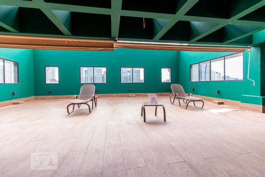 Área comum de kitnet/studio para alugar com 1 quarto, 30m² em Chácara Santo Antônio (zona Sul), São Paulo