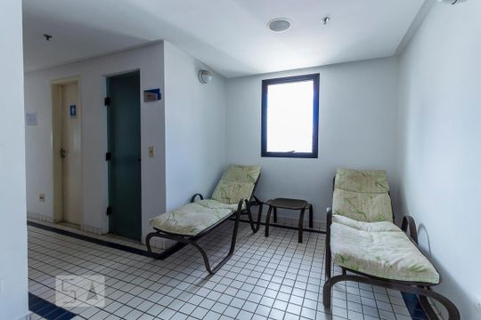 sauna de kitnet/studio para alugar com 1 quarto, 30m² em Chácara Santo Antônio (zona Sul), São Paulo
