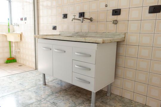 Cozinha de apartamento à venda com 2 quartos, 50m² em Jardim Santa Cruz (sacomã), São Paulo