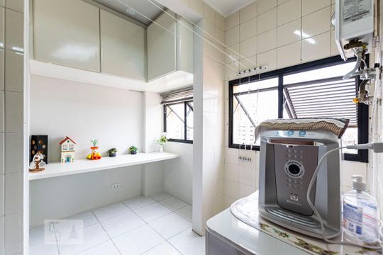 Área de serviço de apartamento à venda com 3 quartos, 96m² em Vila Dom Pedro I, São Paulo