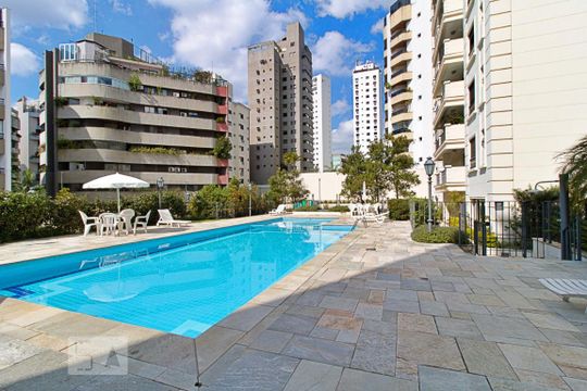 Área comum - Piscina de apartamento para alugar com 2 quartos, 100m² em Vila Morumbi, São Paulo