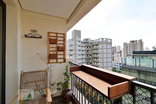 Varanda da Sala de apartamento para alugar com 2 quartos, 100m² em Vila Morumbi, São Paulo