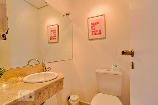 Lavabo de apartamento para alugar com 2 quartos, 100m² em Vila Morumbi, São Paulo