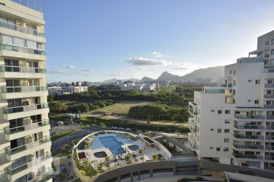 Vista da Varanda de apartamento à venda com 2 quartos, 86m² em Jacarepaguá, Rio de Janeiro