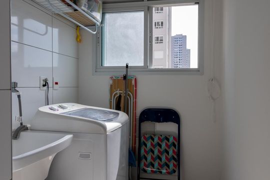Área de Serviço de apartamento à venda com 2 quartos, 47m² em Vila Andrade, São Paulo