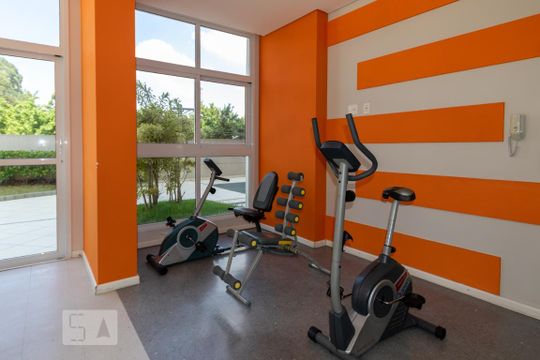 Área comum - Academia de apartamento à venda com 2 quartos, 47m² em Vila Andrade, São Paulo