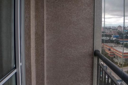 Varanda da Sala de apartamento para alugar com 2 quartos, 56m² em Planalto, São Bernardo do Campo