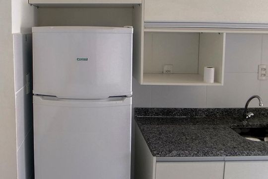 Cozinha de apartamento para alugar com 2 quartos, 56m² em Planalto, São Bernardo do Campo