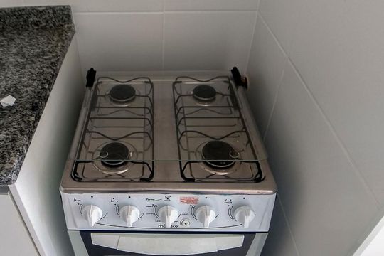 Cozinha de apartamento para alugar com 2 quartos, 56m² em Planalto, São Bernardo do Campo