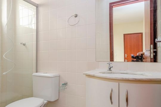Banheiro da Suíte de apartamento para alugar com 2 quartos, 58m² em Buritis, Belo Horizonte