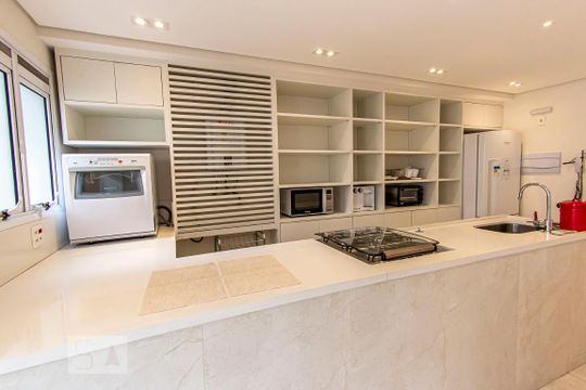 Cozinha de apartamento à venda com 1 quarto, 55m² em Consolação, São Paulo