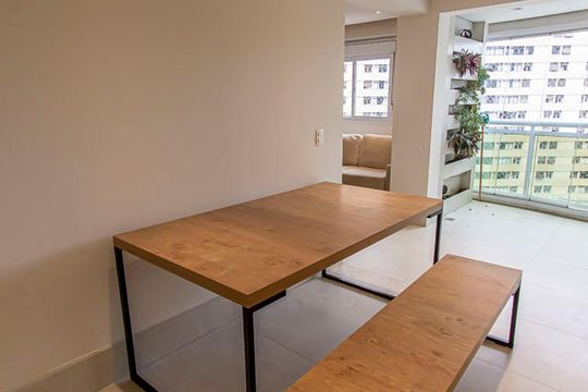 Sala de apartamento à venda com 1 quarto, 55m² em Consolação, São Paulo