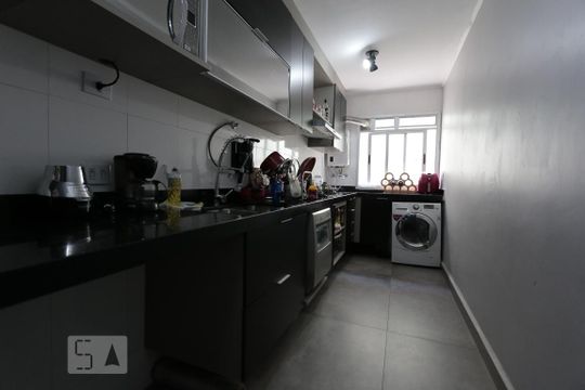 cozinha de apartamento à venda com 3 quartos, 79m² em Barra Funda, São Paulo