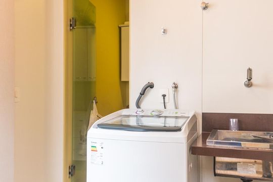 Área de serviço de apartamento à venda com 3 quartos, 120m² em Coração de Jesus, Belo Horizonte