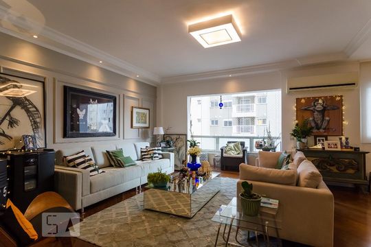 Sala de apartamento à venda com 4 quartos, 220m² em Vila Mascote, São Paulo