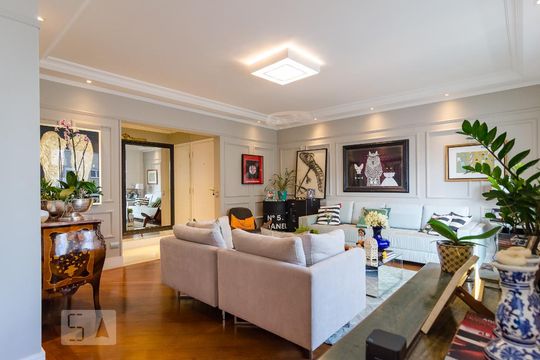 Sala de apartamento à venda com 4 quartos, 220m² em Vila Mascote, São Paulo