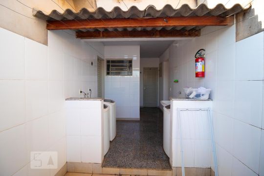 Área comum – Lavanderia de kitnet/studio para alugar com 1 quarto, 43m² em Cidade Universitária, Campinas