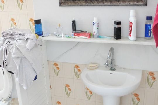Banheiro da suite de apartamento para alugar com 3 quartos, 130m² em Rio Vermelho, Salvador