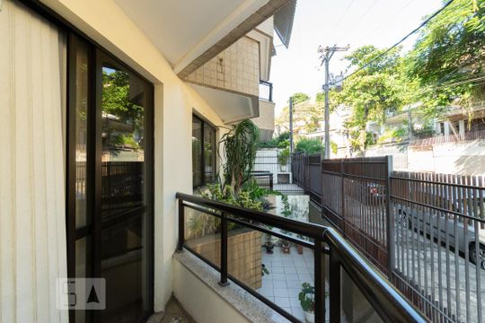 VARANDA QUARTO 2 de apartamento para alugar com 2 quartos, 65m² em Icaraí, Niterói
