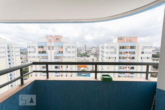 Varanda da Suíte 1 de apartamento à venda com 3 quartos, 181m² em Tatuapé, São Paulo